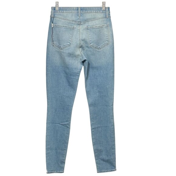 LAgence Womens Skinny Denim Jeans High-Rise Stretch Monique Light Blue Size 25 - Picture 2 of 7
